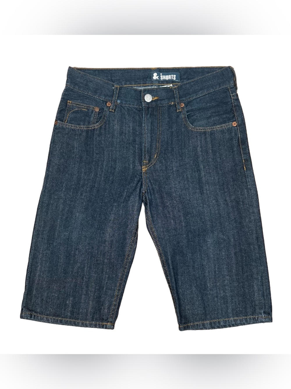 H&M Boy’s Casual Solid Blue Denim Summer Jean Shorts 11-12Y